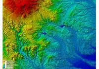 栗駒山南部 - 1:25,000デジタル標高地形図