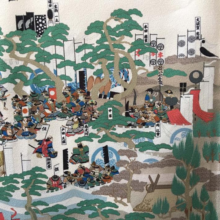 関ヶ原合戦図屏風』タペストリークロス / 地図のご購入は「地図
