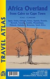 Africa Overland Travel Atlas from Cairo to Cape town