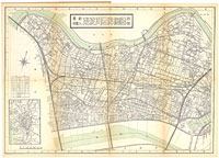 大阪市区分詳細図 東淀川区詳細図　西部