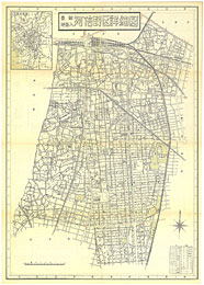 大阪市区分詳細図 阿倍野区詳細図