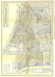 大阪市区分詳細図 東住吉区詳細図　西部