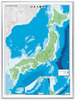 日本地図 基本地図 ( ボード )