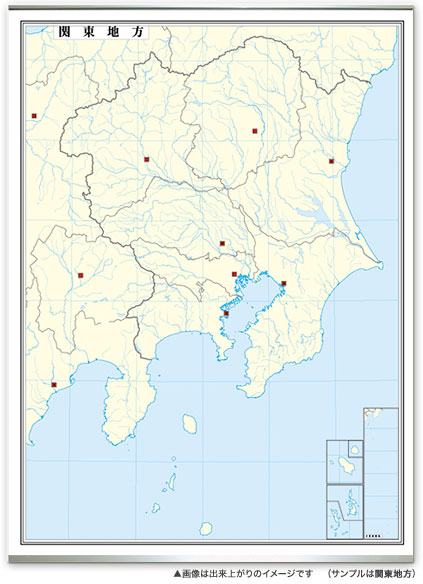 日本地方別 基本地図 ロールシート セレクトシリーズ 地図のご購入は 地図の専門店 マップショップ ぶよお堂