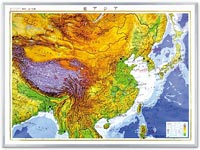 東アジア地方図 大 ( ボード )