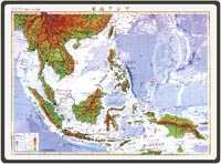 東南アジア地方図 小 ( ボード )