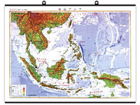 東南アジア地方図 ( タペストリー )