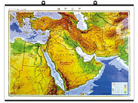 西アジア地方図 ( タペストリー )