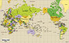 WORLD MAP ( PP加工 )