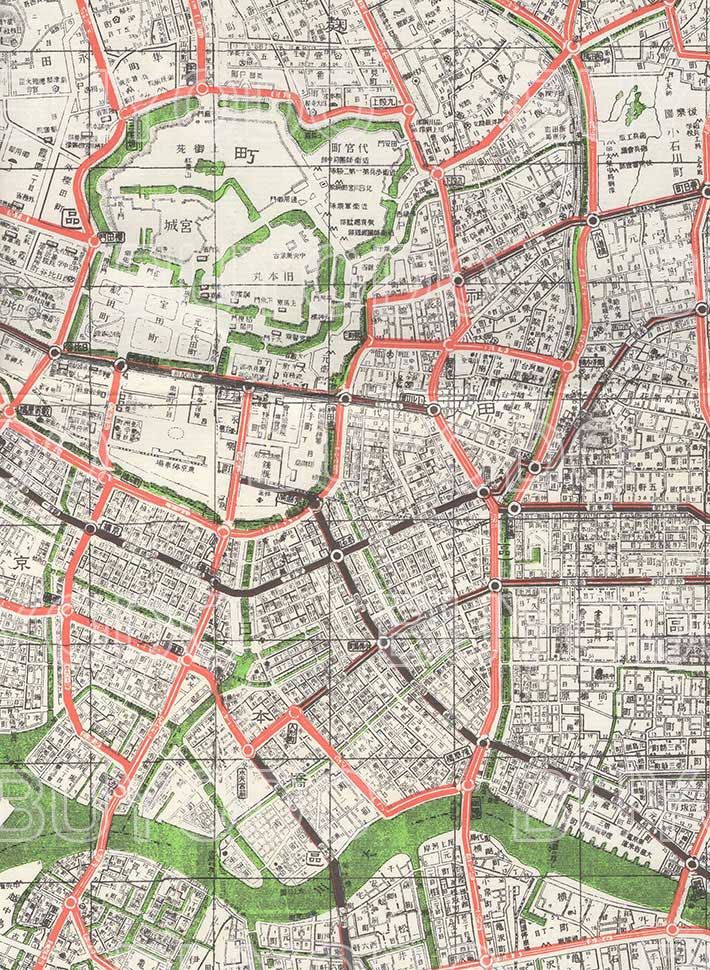 大正九年 東京全図 東京 / 地図のご購入は「地図の専門店 マップ