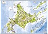 日本地方別地図 北海道地方