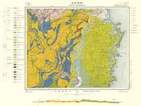 日向青島 - 5万分の1地質図及び説明書