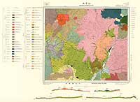 森吉山 - 5万分の1地質図及び説明書