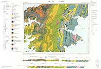 湯湾 - 5万分の1地質図及び説明書