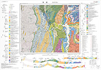 身延 - 5万分の1地質図及び説明書