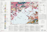 岡山及丸亀 - 20万分の1地質図