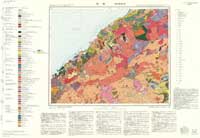 浜田 - 20万分の1地質図