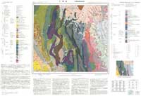 夕張岳 - 20万分の1地質図