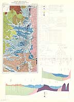 福島県郡山盆地 - 水理地質図
