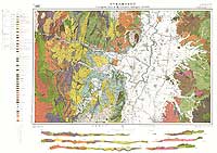 山形北部地方 - 特殊地質図