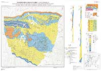 千葉県清和県民の森周辺の地質図 - 特殊地質図