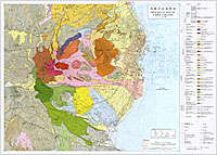 雲仙 - 火山地質図