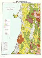 秋田・山形地域活構造図 - 地質構造図