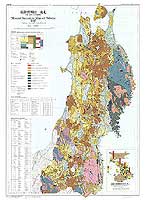 東北 - 鉱物資源図