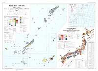 南西諸島 - 鉱物資源図