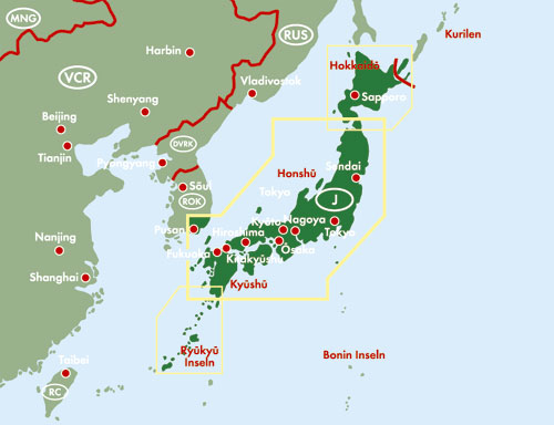 Japan 東アジア 日本 英文 F B 地図のご購入は 地図の専門店 マップショップ ぶよお堂