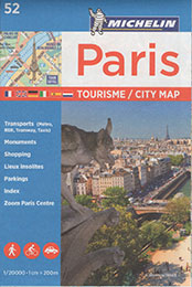 0052 Paris Tourisme / City Map