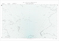 南太平洋大圏航法図