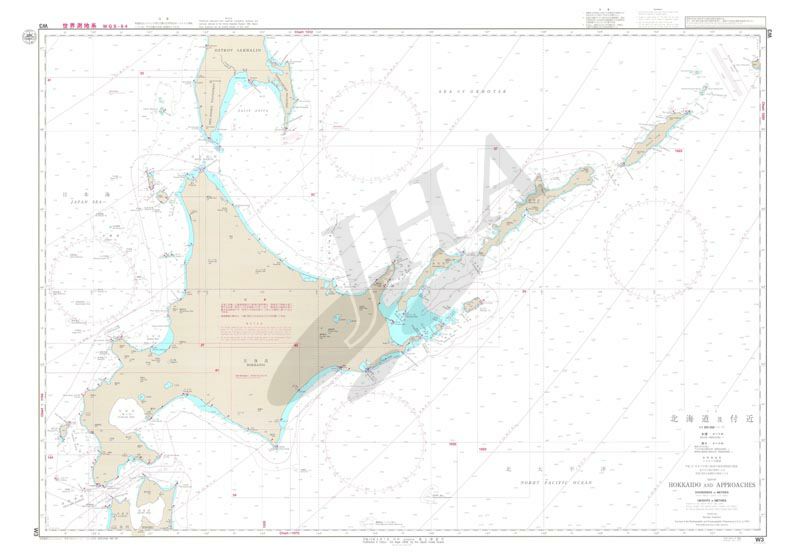 北海道及付近 航海用海図 日本近海 地図のご購入は 地図の専門店 マップショップ ぶよお堂
