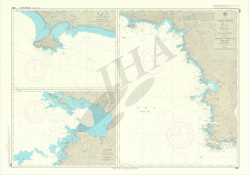 三崎港至湘南港 航海用海図 東京湾付近 地図のご購入は 地図の専門店 マップショップ ぶよお堂