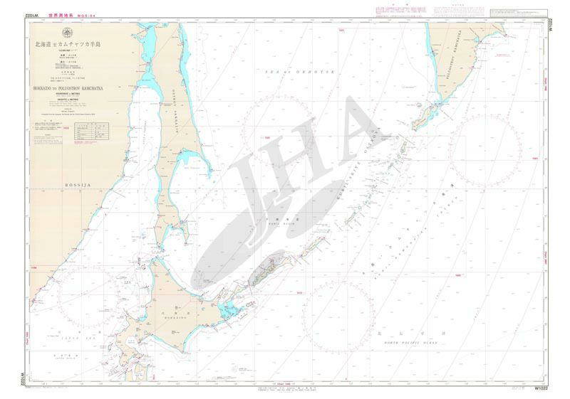 北海道至カムチャッカ半島 航海用海図 北太平洋 地図のご購入は 地図の専門店 マップショップ ぶよお堂