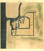 豊後府内城之絵図 (大分城)