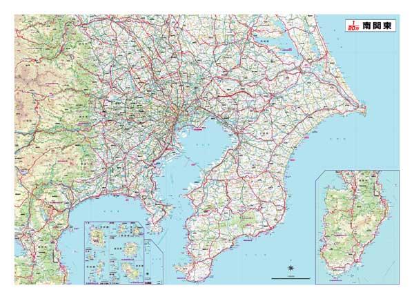 1 万 南関東 ビニール加工 地図のご購入は 地図の専門店 マップショップ ぶよお堂