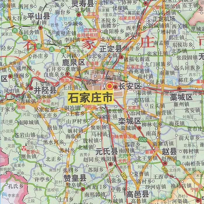 河北省地図 分省系列地図 中国地図出版社 地図のご購入は 地図の