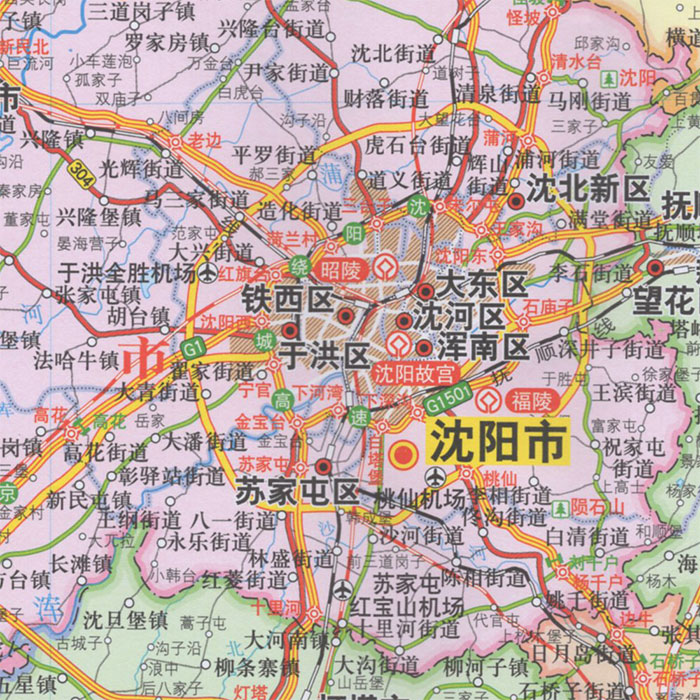 遼寧省地図 分省系列地図 中国地図出版社 / 地図のご購入は