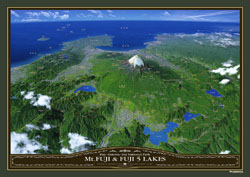 多摩川・野川散策絵地図2冊セット　松村　昭　散策絵巻 絵図・鳥瞰図 / 地図のご購入は「地図の専門店 マップショップ