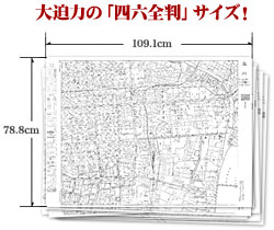 5千分1　東京戦災白地図